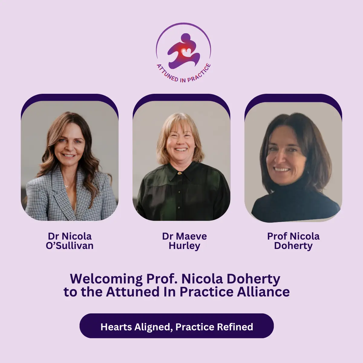 welcoming Prof. Nicola Doherty to our alliance